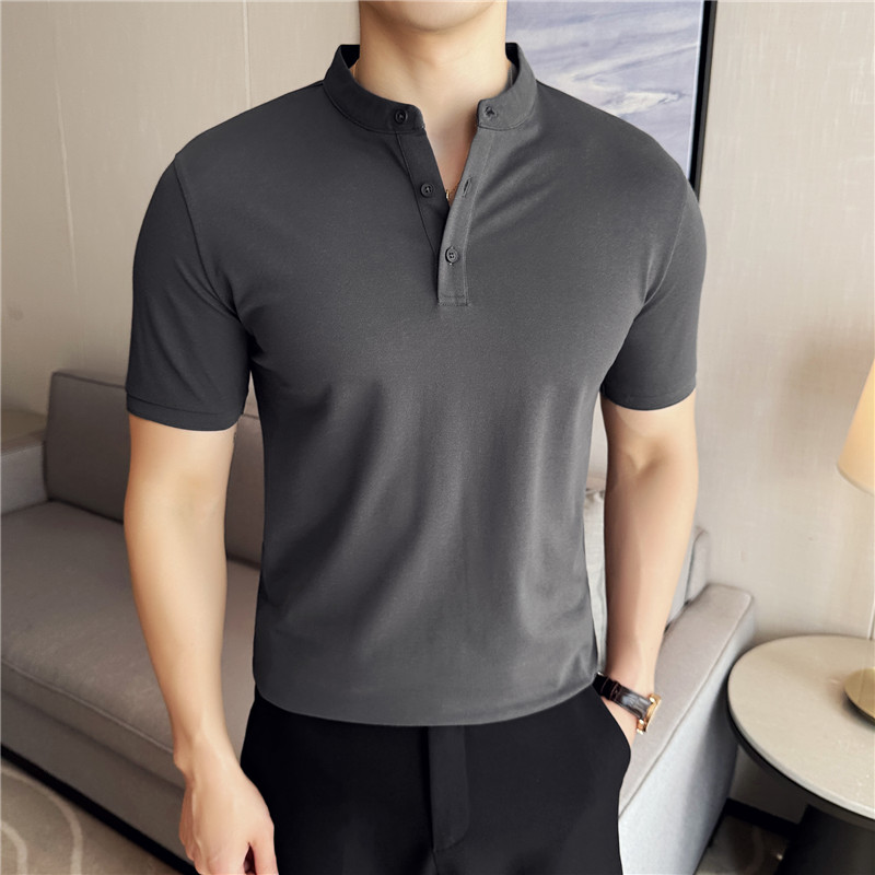 Summer Light Clothing - Erkekler Kısa Kollu Polo GÖMLEK Yaz