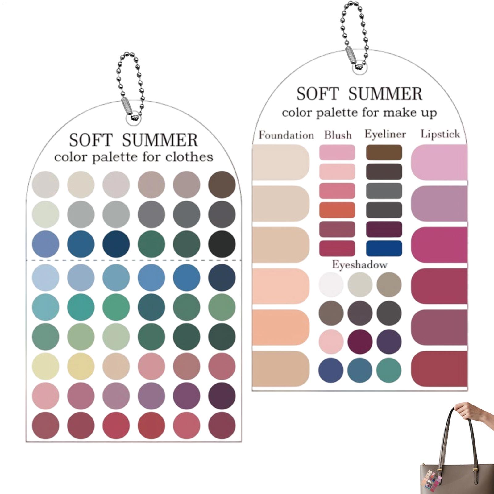 Summer Clothing Color Palette - 2 adet Yumuşak Yaz Renk Paleti