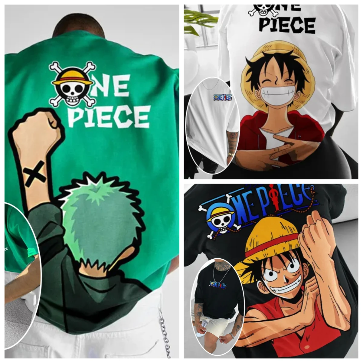 Summer Clothing Trends 2025 - TEK PARÇA Luffy Zoro 2025 Yaz