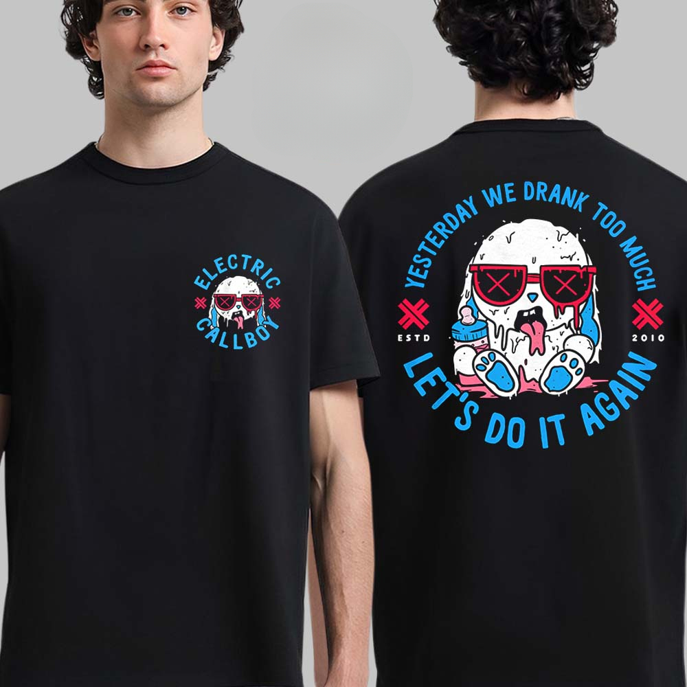 Vintage Summer Clothing Brand - Elektrikli Callboy Unisex Pamuk Bant Gömlek