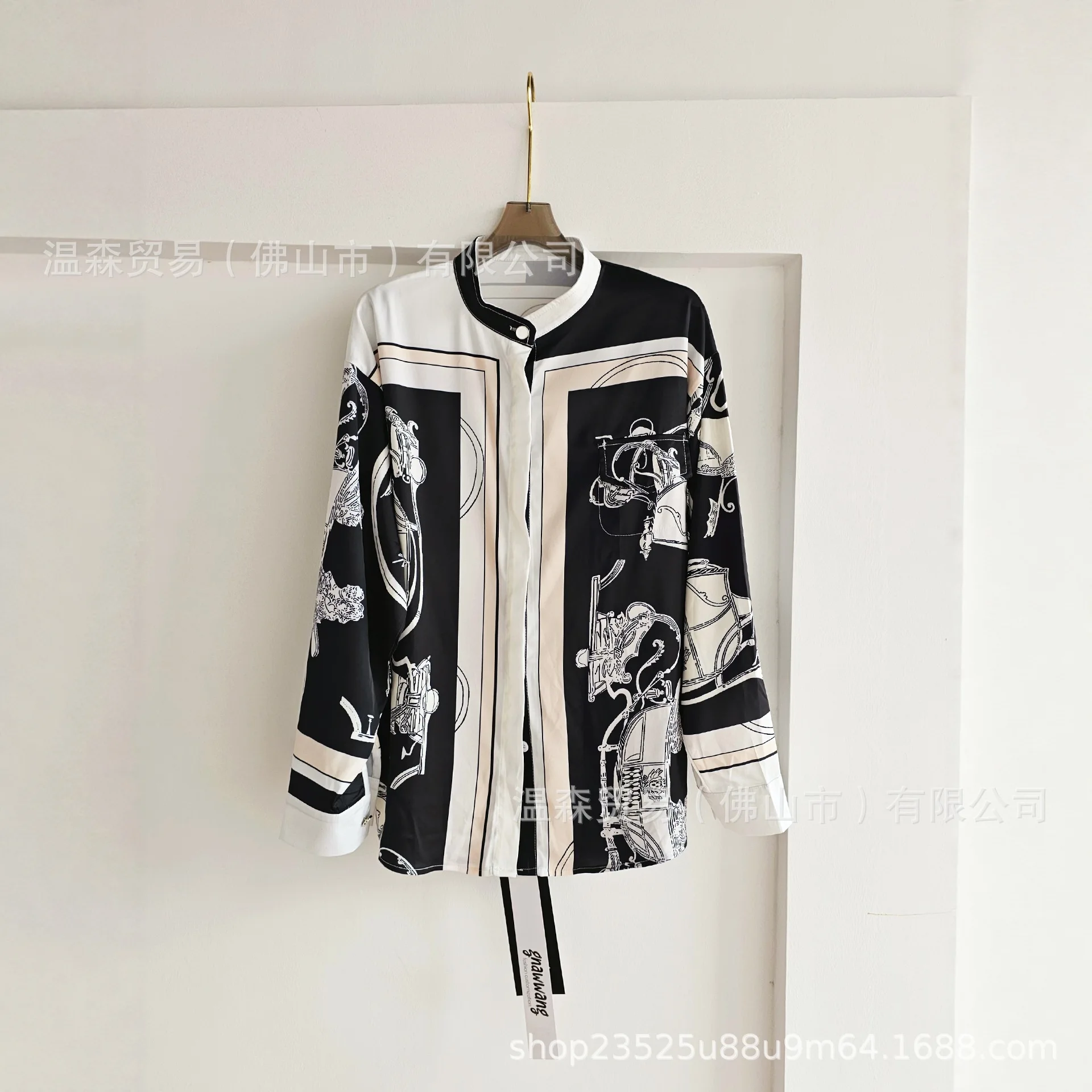 Vintage Summer Clothing Brand - Barok Fransız O Boyun Uzun Kollu