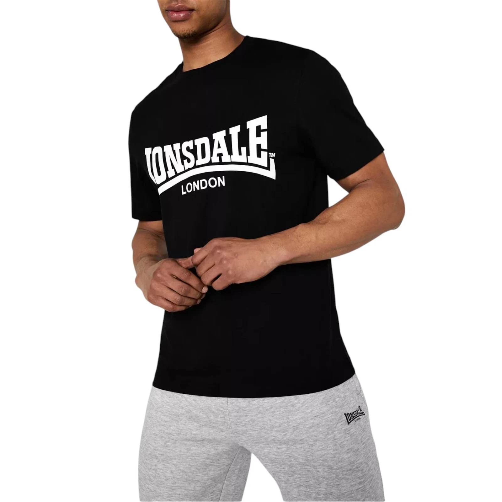 Summer Clothing Essentials Women - Lonsdale Erkek Tişörtleri Essential Logo Bisiklet