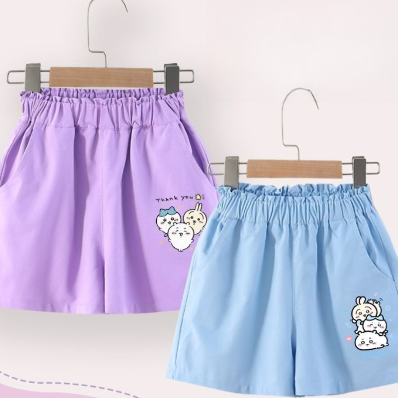 Summer Light Clothing - Anime Karikatür Kawaii Chiikawa Çocuk Giyim