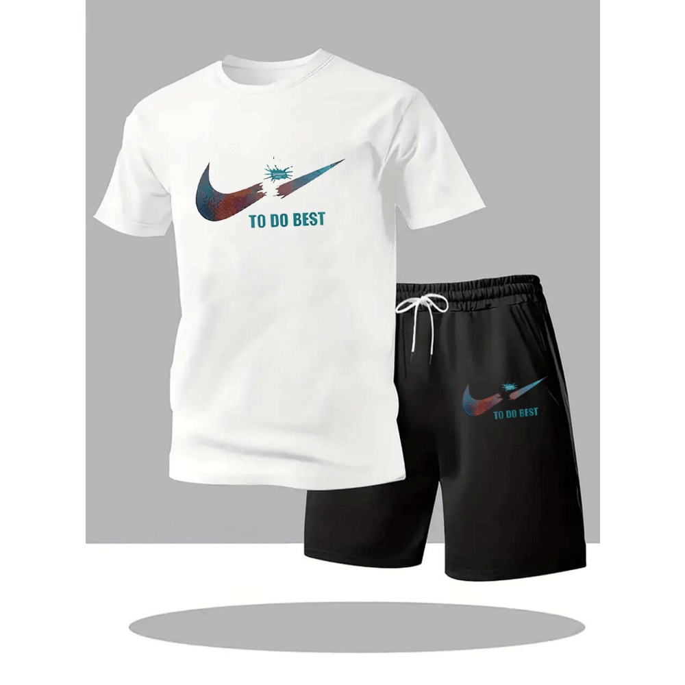 Summer Gym Clothing - Yeni Yaz Spor Giyim erkek Takım