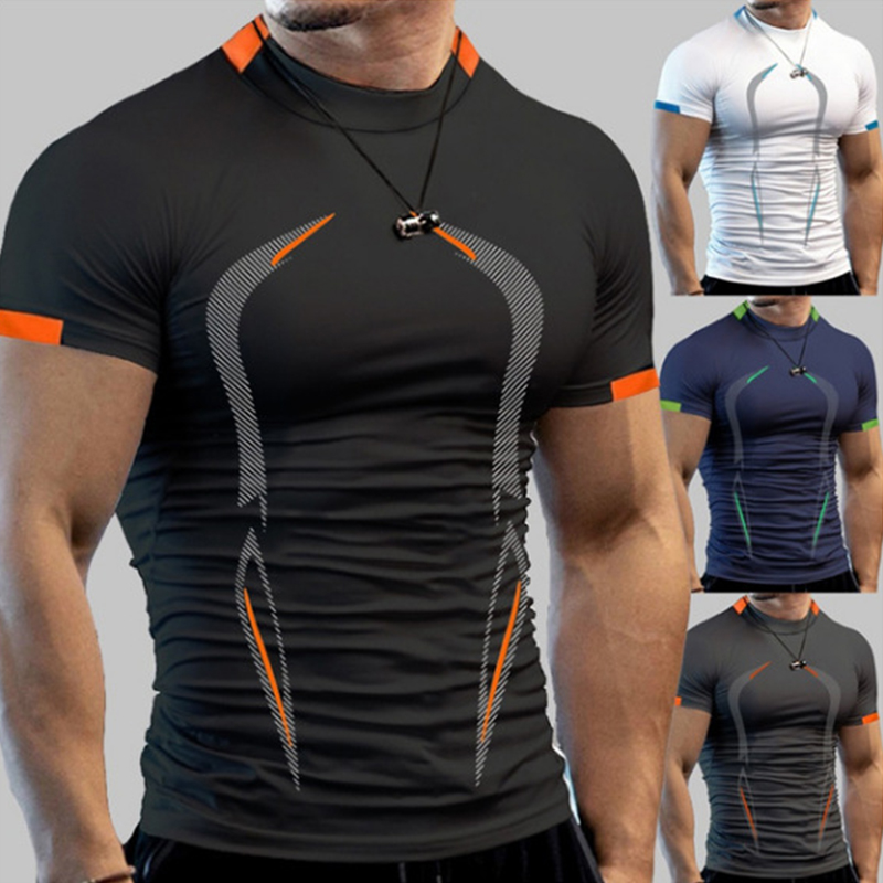 Summer Gym Clothing - Erkekler için şık Spor Salonu Egzersiz