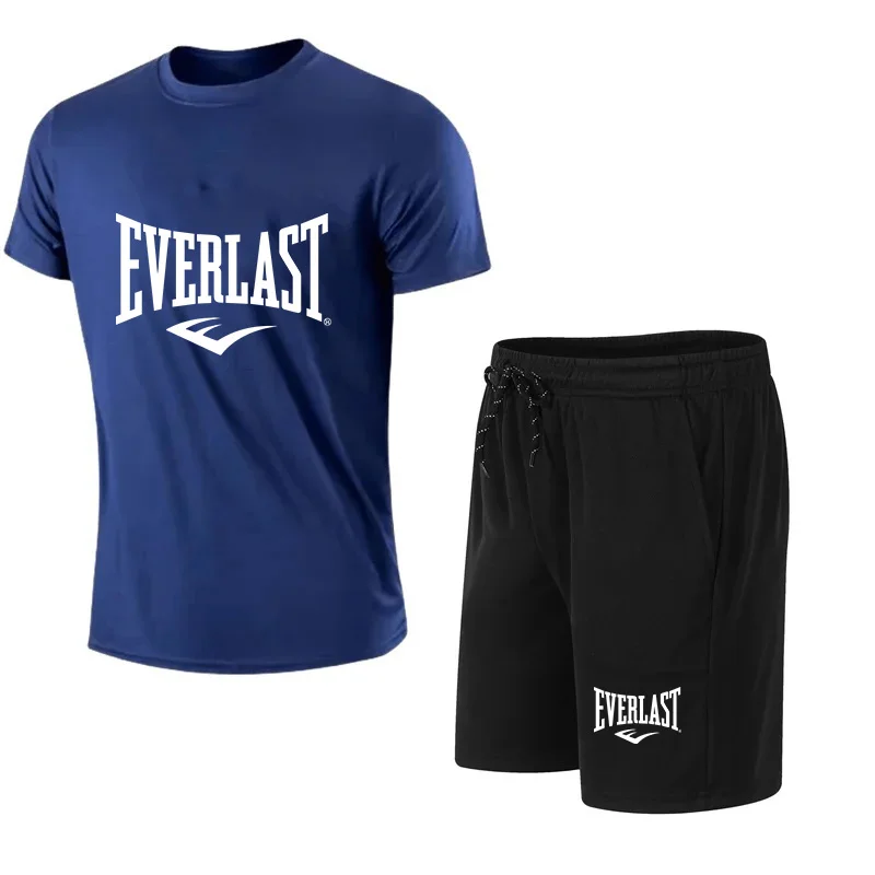 Summer Gym Clothing - 2026 Erkek Yazlık Tişört+Şort 2 Parça