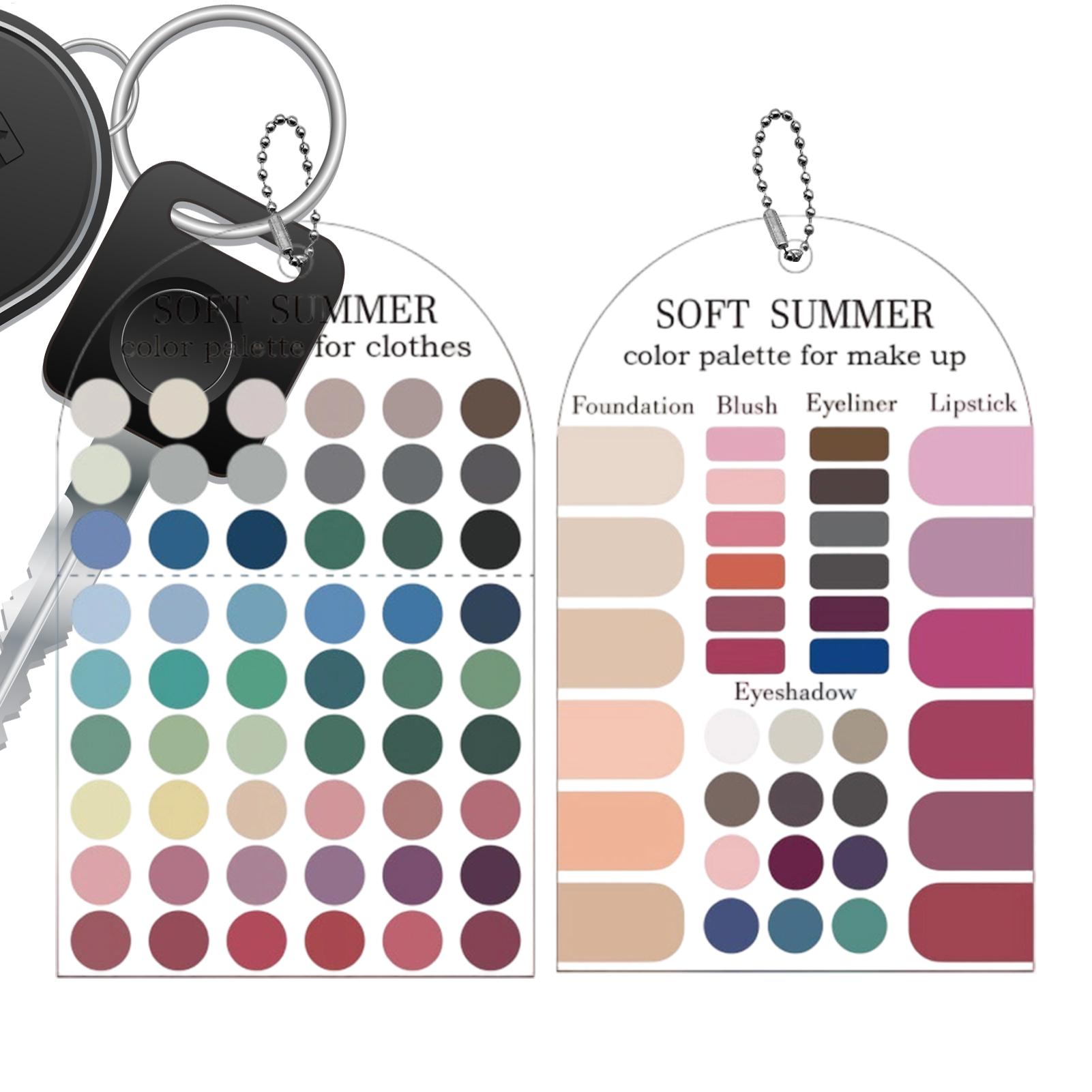 Summer Clothing Color Palette - Yumuşak Yaz Renk Paleti Kartı 2
