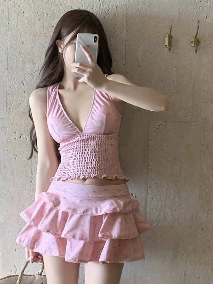 Summer Clothing Us - Yazlık Kadın Giyim İnceltici Tankini Mayo