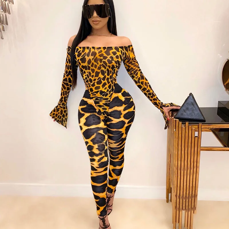 Summer Clothing In Winter - Leopar Baskı Kadın Festivali Giyim için