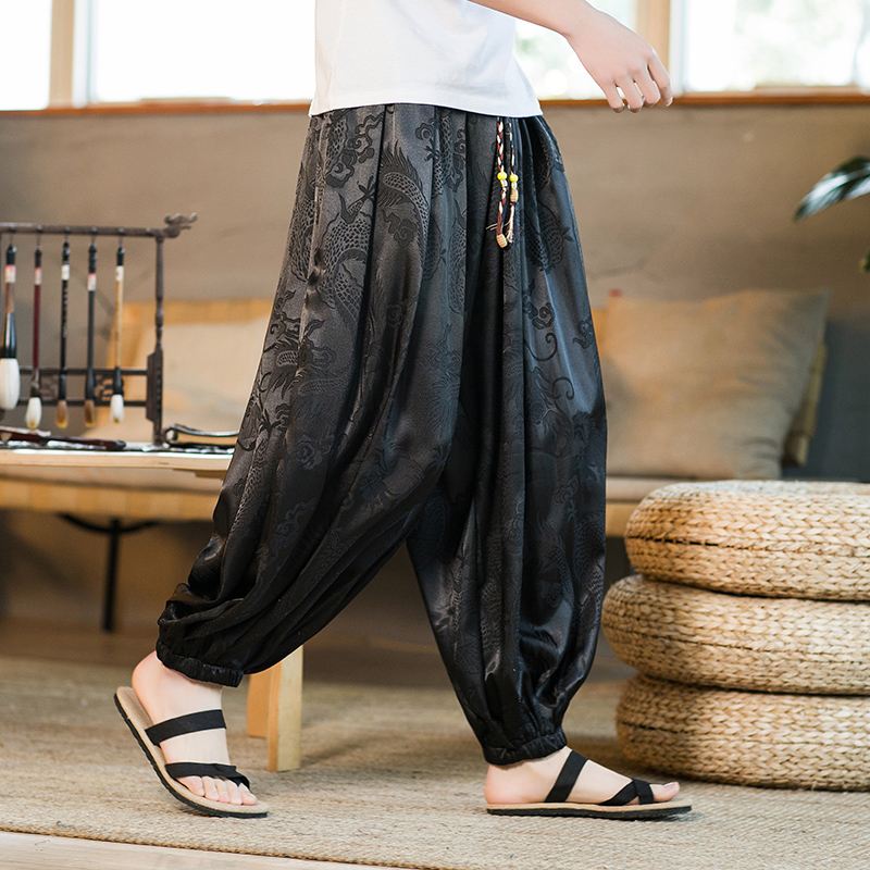 Summer Light Clothing - Erkek Harun Pantolon Yazlık Buz İpek