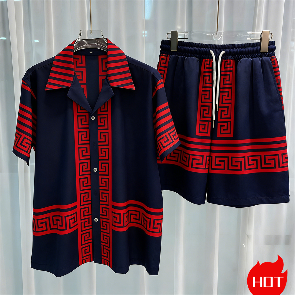 Dijital baskılı erkek takım mo - Summer Clothing Trends incelemesi ve fiyatı