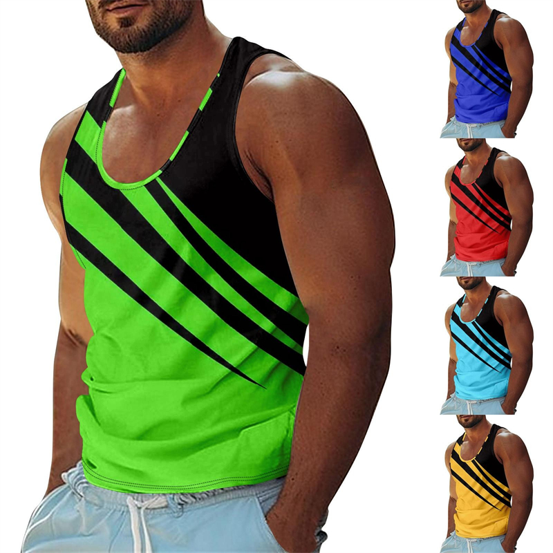 Yaz Rahat Şerit Tank Top erkek - Summer Clothing Trends 2025 incelemesi ve fiyatı