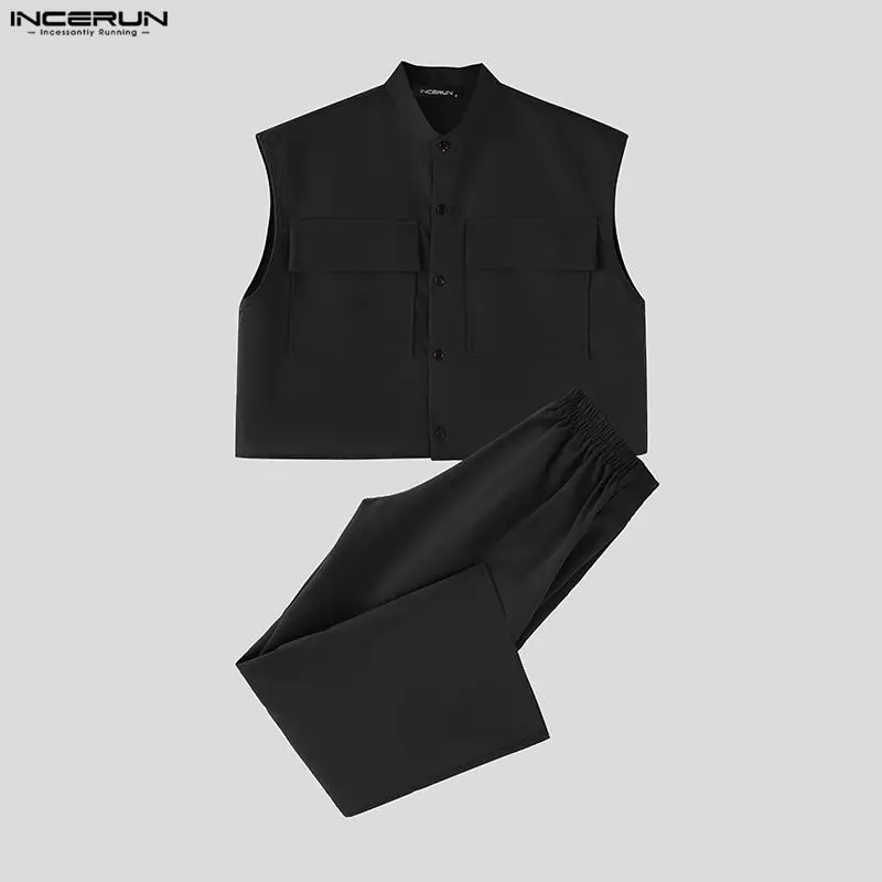 INCERUN Erkek Setleri Katı Kol - Summer Clothing Trends incelemesi ve fiyatı