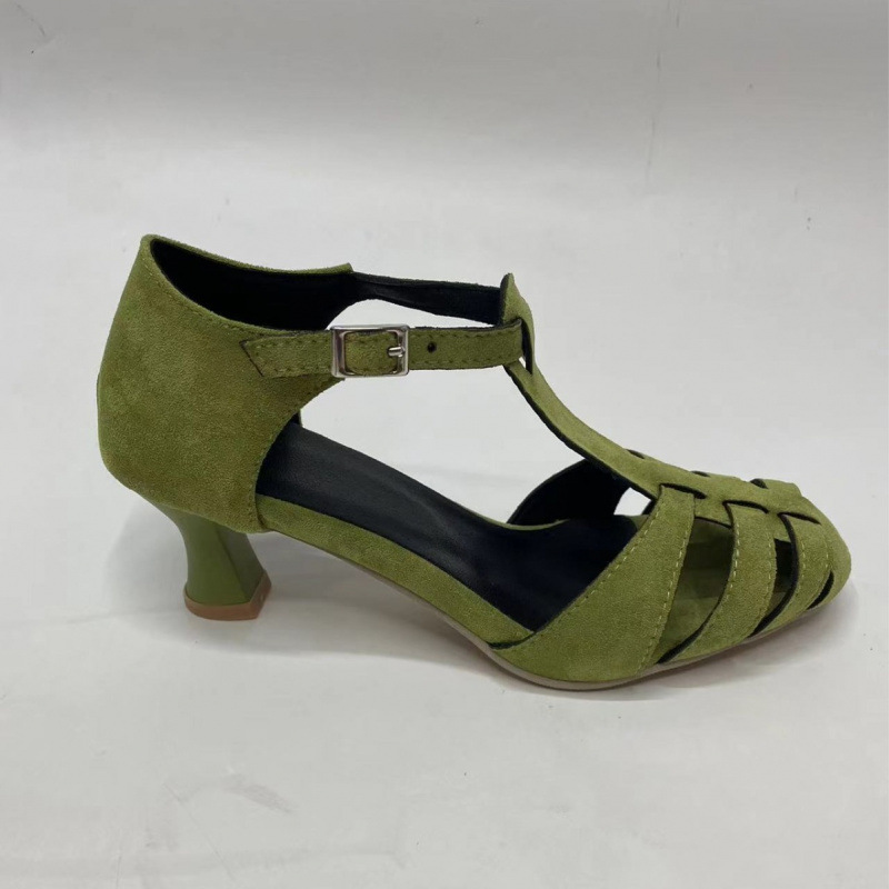 Kadın Yeşil Süet Kitten Topukl - Summer Clothing Collection incelemesi ve fiyatı