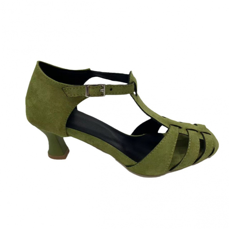 Kadın Yeşil Süet Kitten Topukl - Summer Clothing Collection incelemesi ve fiyatı