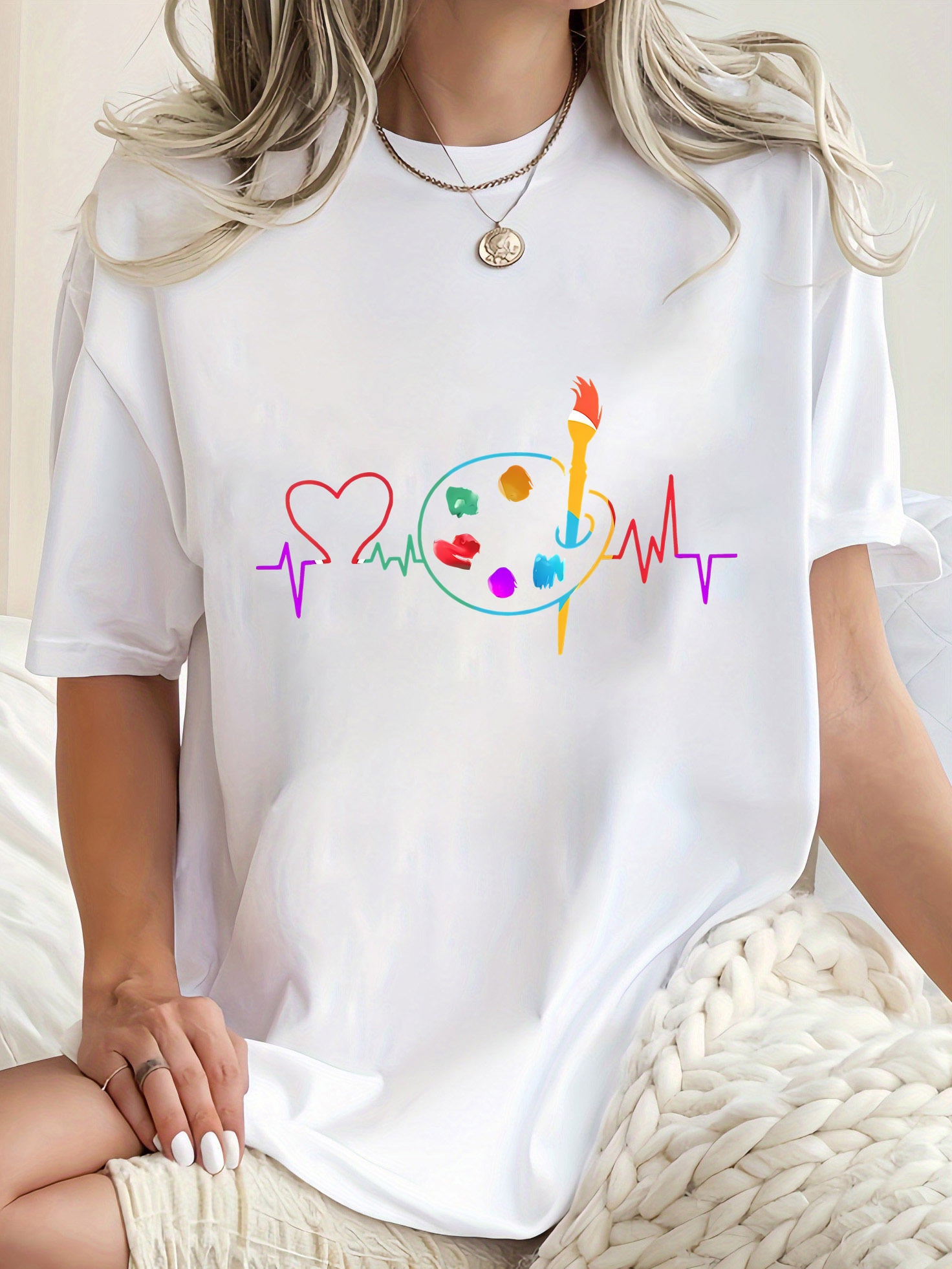 Renkli Geometrik Kadın Günlük  - Summer Clothing Color Palette incelemesi ve fiyatı