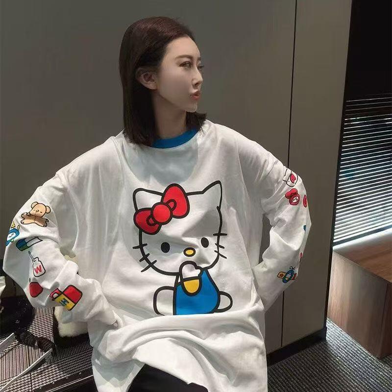 Uzun kollu Hello Kitty yaz yen - Summer Clothing Us incelemesi ve fiyatı