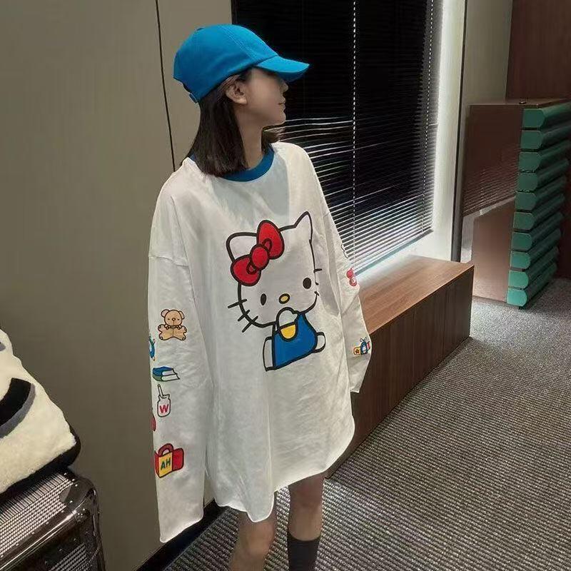 Uzun kollu Hello Kitty yaz yen - Summer Clothing Us incelemesi ve fiyatı