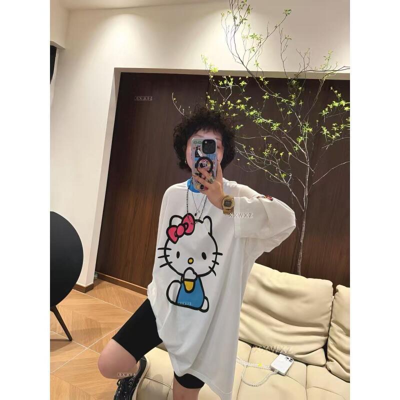 Uzun kollu Hello Kitty yaz yen - Summer Clothing Us incelemesi ve fiyatı