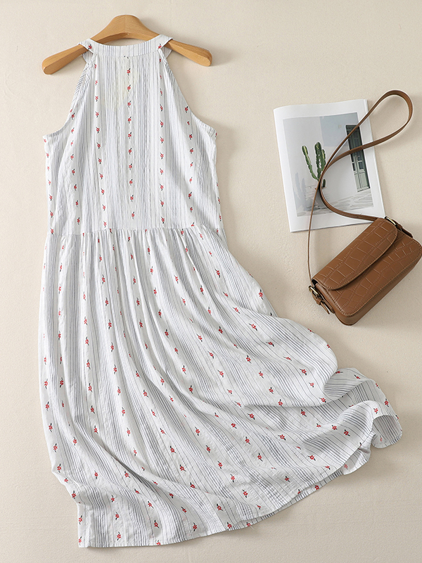Zarif A Kesim Elbise Çiçek Bas - Summer Line Clothing Brand incelemesi ve fiyatı