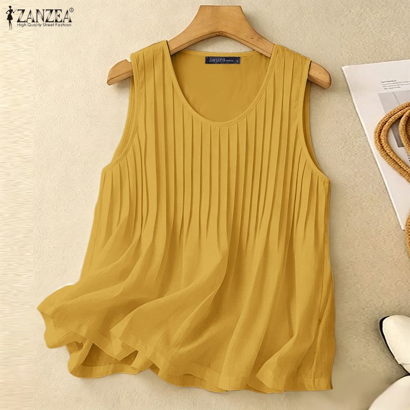 ZANZEA Kadın Yazlık Pintuck Ko - Summer Clothing Plus incelemesi ve fiyatı