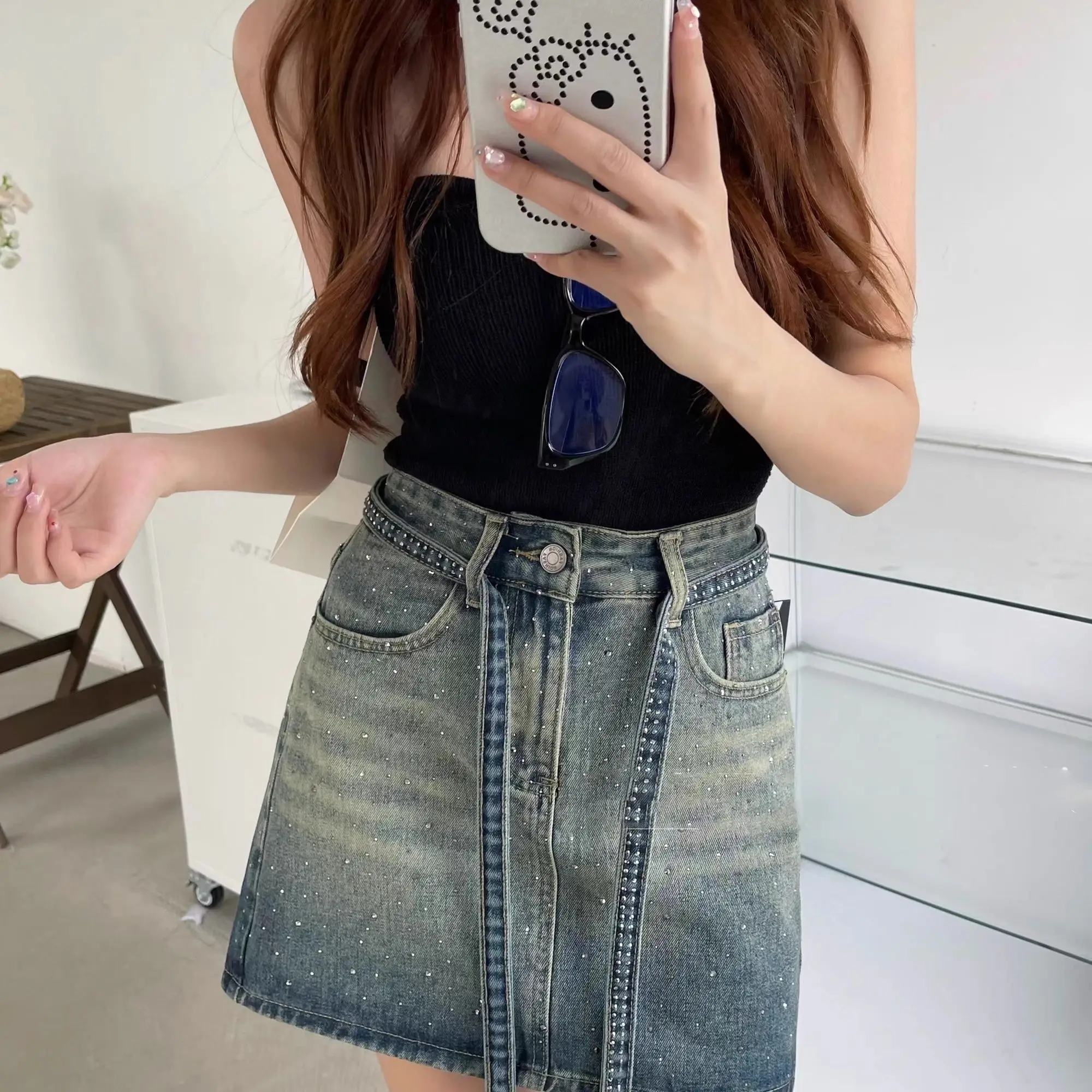 Kadınlar İçin Kot Etekler Degr - Summer Clothing Trends 2025 incelemesi ve fiyatı