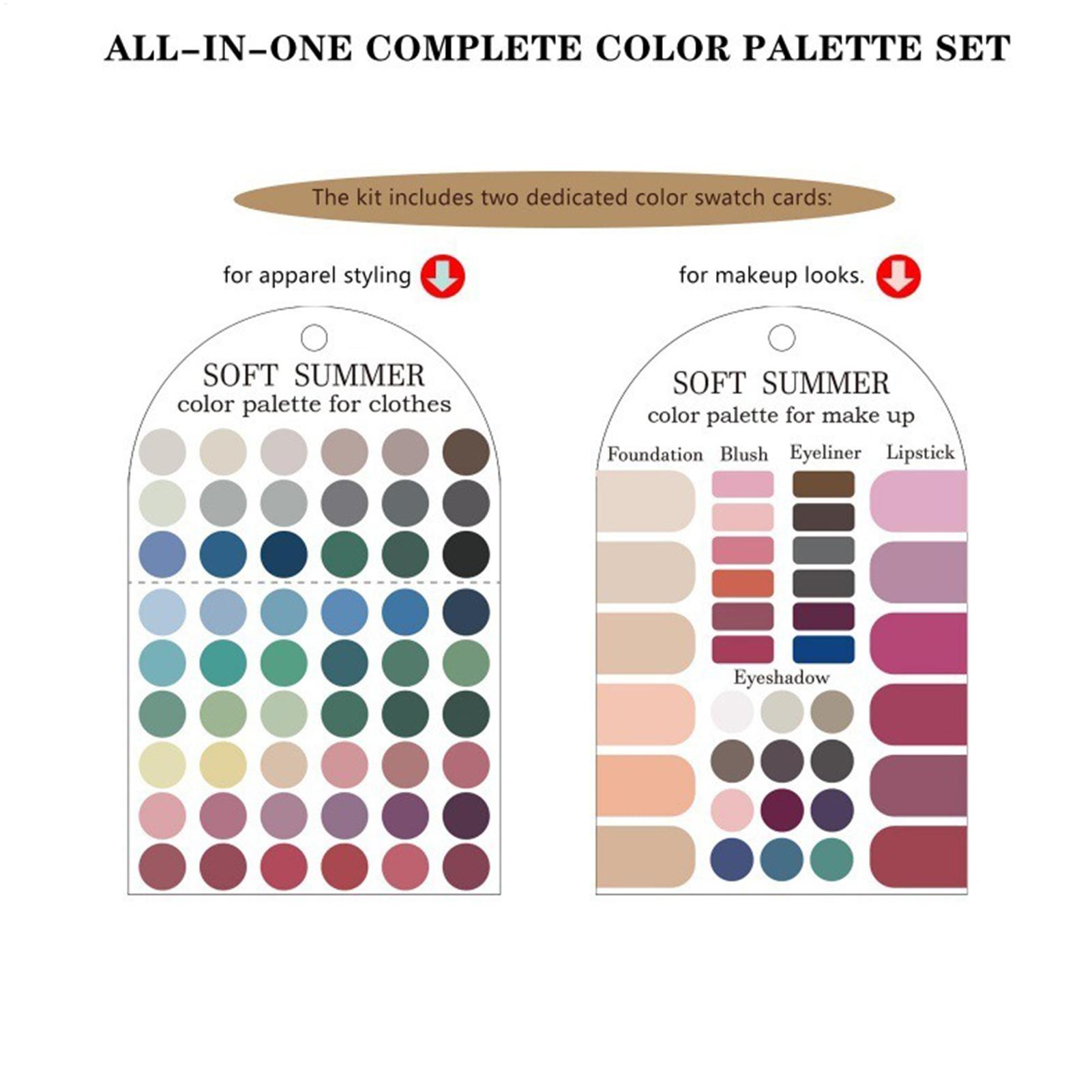 2 Adet Akrilik Mevsimsel Palet - Summer Clothing Color Palette incelemesi ve fiyatı