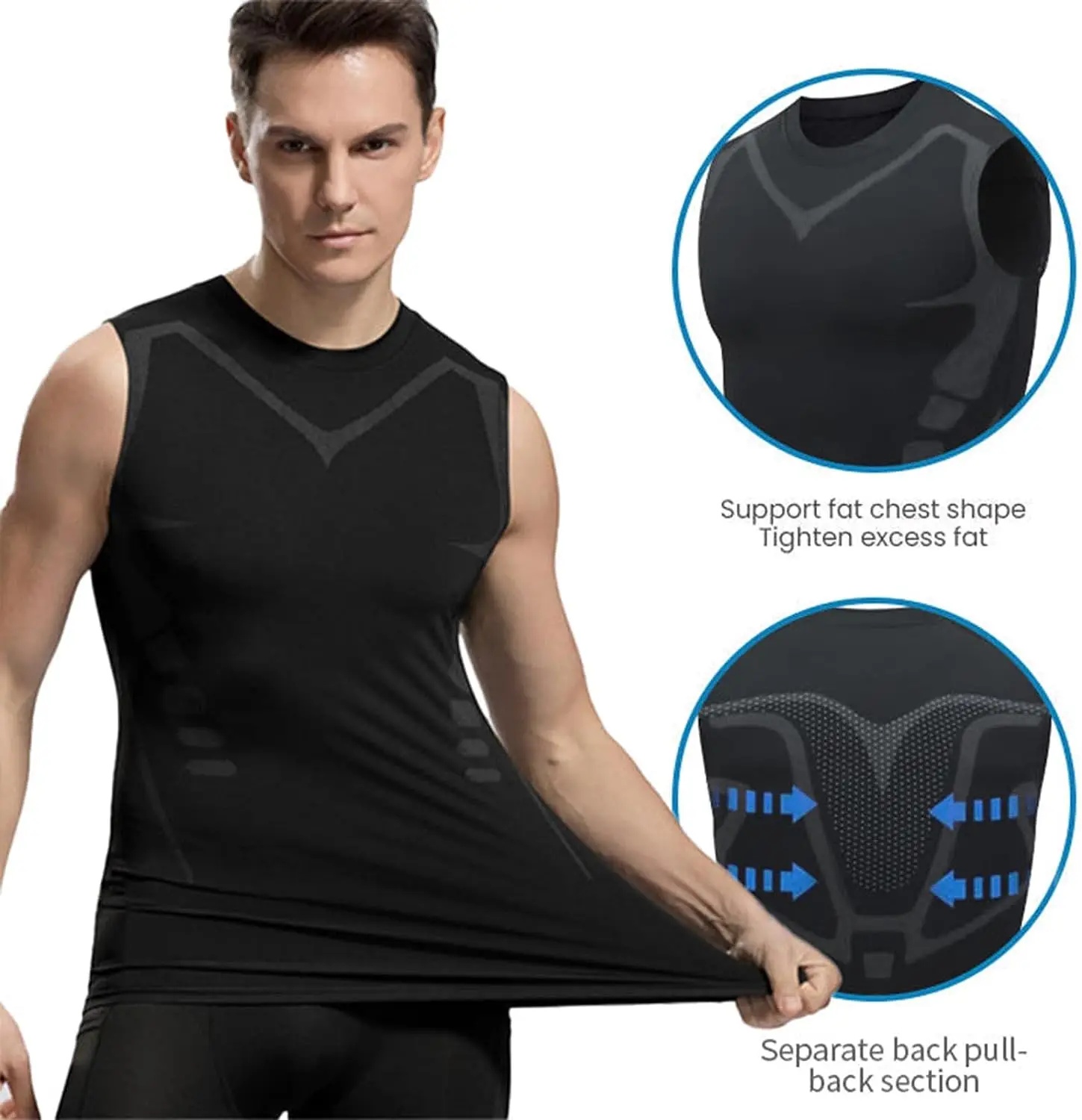Sıkıştırma Tank Top Erkek Spor - Summer Gym Clothing incelemesi ve fiyatı
