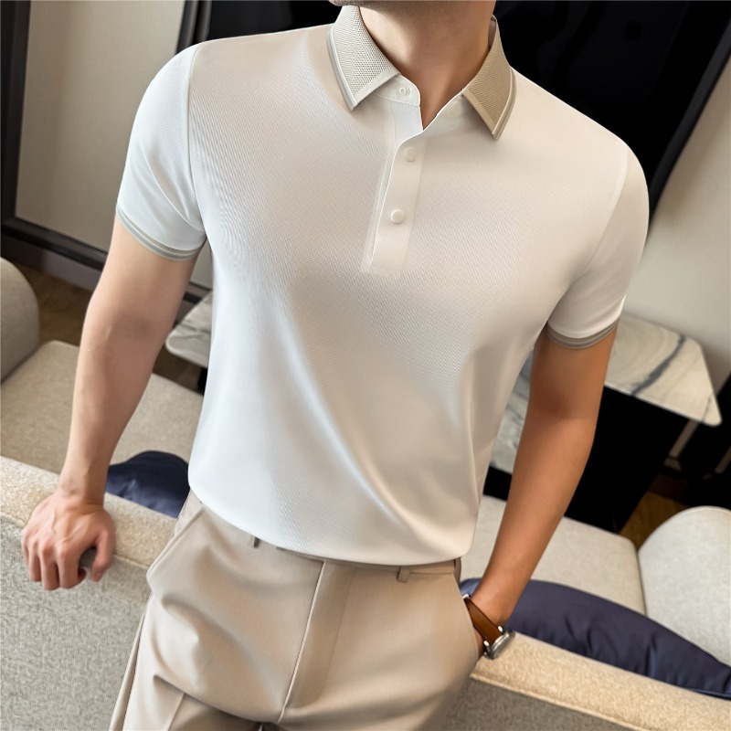 Yüksek Esnek Kısa Kollu Polo Y - Summer Light Clothing incelemesi ve fiyatı