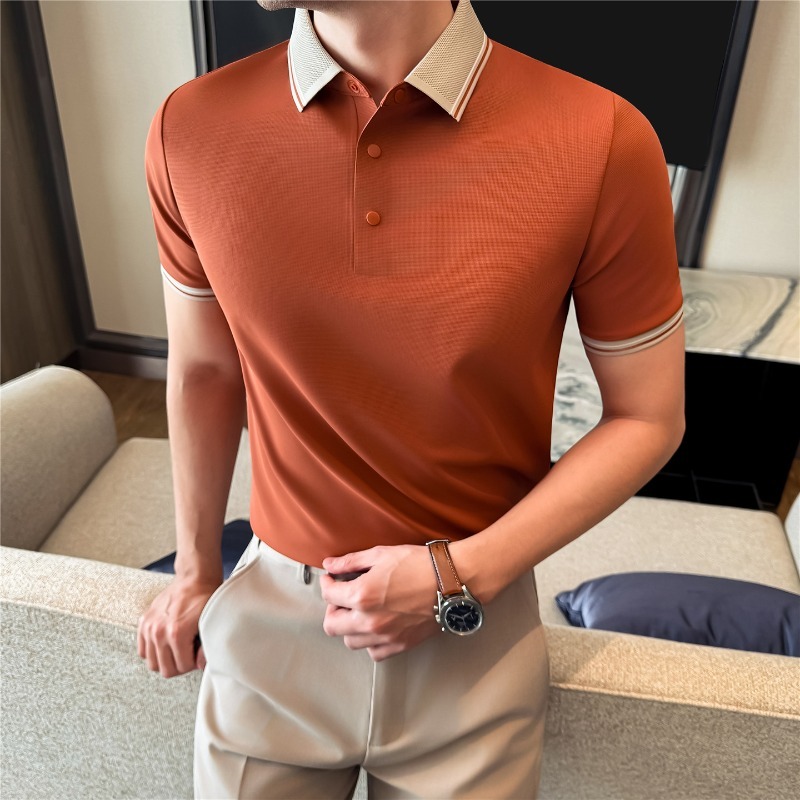 Yüksek Esnek Kısa Kollu Polo Y - Summer Light Clothing incelemesi ve fiyatı