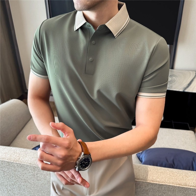 Yüksek Esnek Kısa Kollu Polo Y - Summer Light Clothing incelemesi ve fiyatı