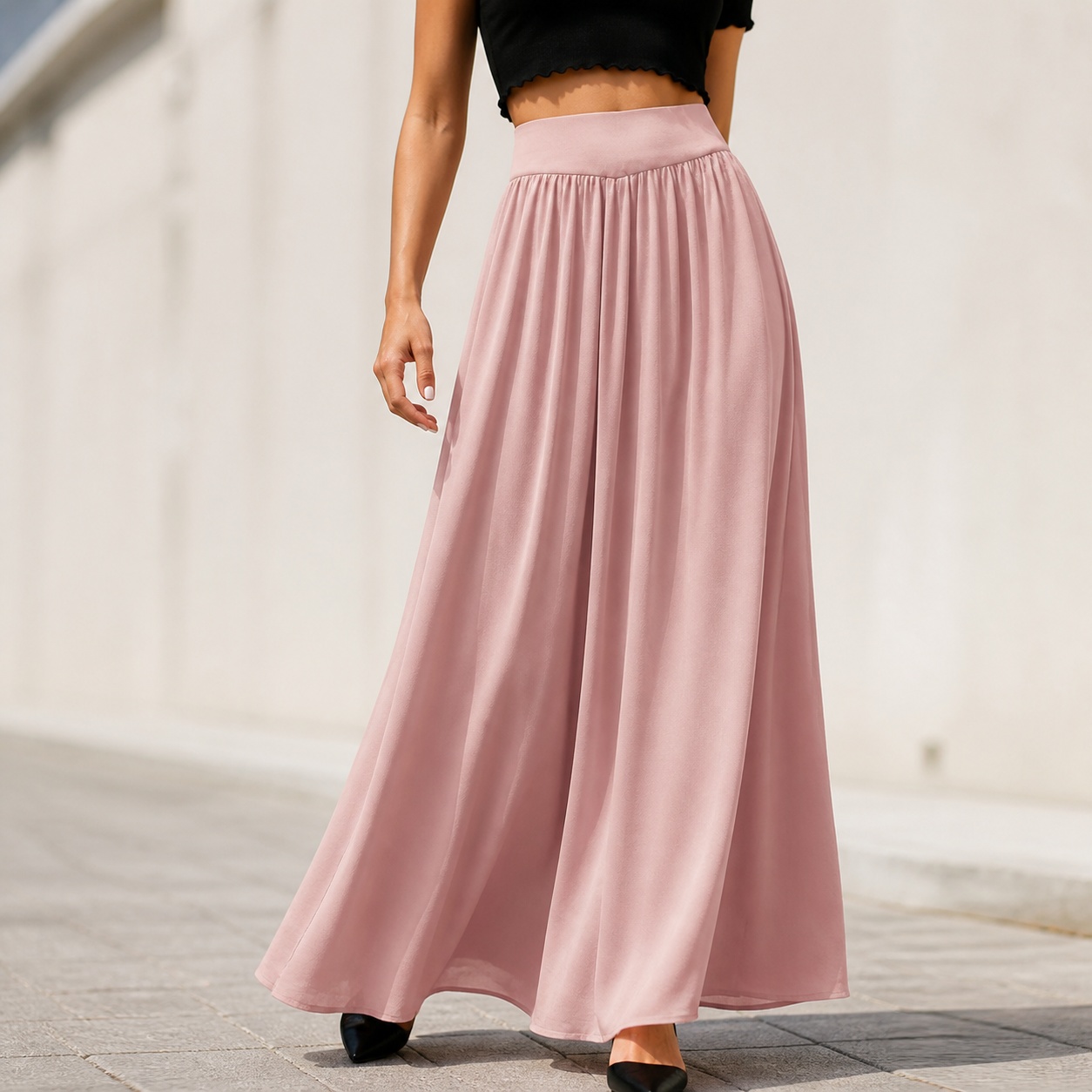 Kadın Yüksek Bel Uzun Hafif Ce - Summer Clothing Essentials Women incelemesi ve fiyatı