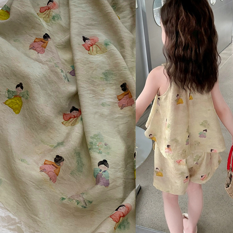 Sevimli Baskı Kumaş DIY Yaz Gi - Summer Clothing Fabric incelemesi ve fiyatı